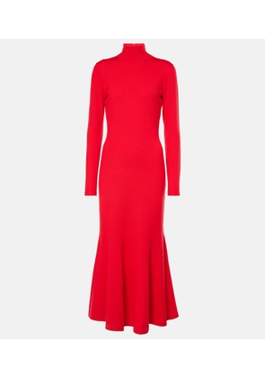 Carolina Herrera Wool turtleneck midi dress