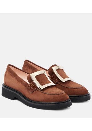 Roger Vivier Viv' Rangers suede loafers
