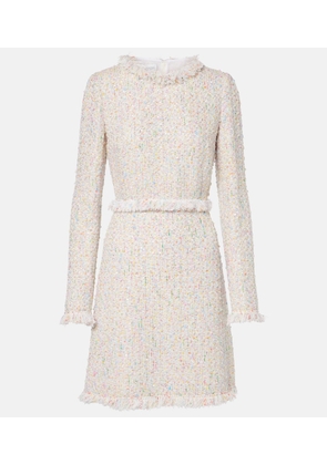 Giambattista Valli Fringed boucle minidress