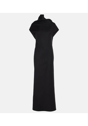 The Row Kamil paneled cashmere gown