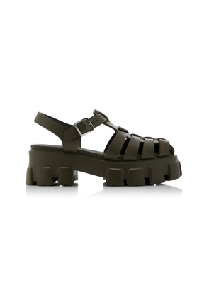 Prada Monolith Rubber Fisherman Sandals                 - Moda Operandi