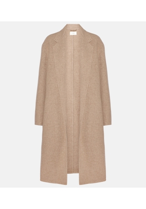 The Row Fedra cashmere and cotton coat