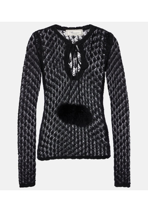 Blumarine Open-knit top