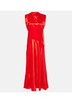 Jil Sander Satin midi dress