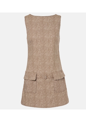 Staud Sheila belted midi dress