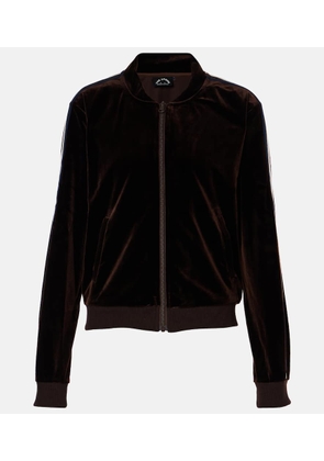 The Upside Castilllon Kasia velvet track jacket