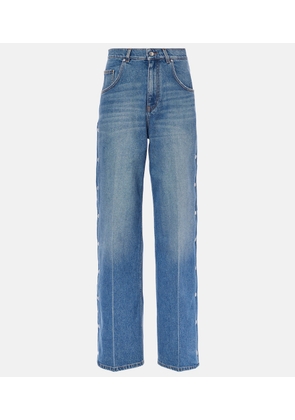 Stella McCartney Mid-rise wide-leg jeans