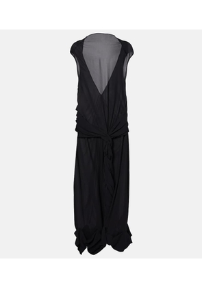 JW Anderson Draped jersey maxi dress