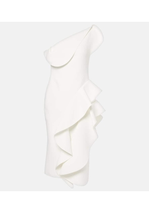 Maticevski Bridal Rhythm ruffled midi dress