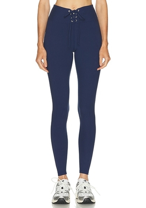YEAR OF OURS Ribbed Football Legging in Navy - Navy. Size S (also in ).