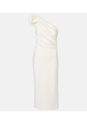 Safiyaa Granalle draped crepe cocktail dress