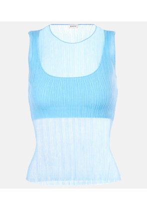 Simkhai Oakley sheer tank top