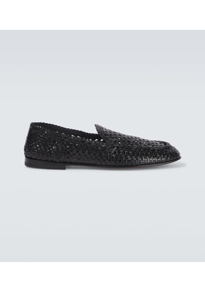 Dolce&Gabbana Woven leather loafers