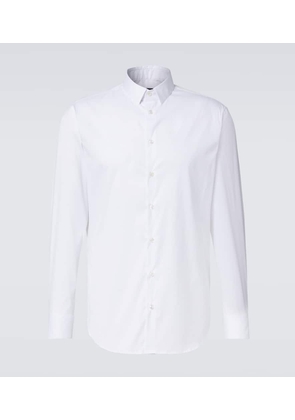 Giorgio Armani Cotton-blend poplin shirt