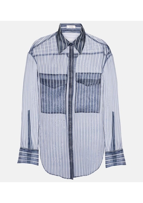 Dorothee Schumacher Striped silk organza blouse