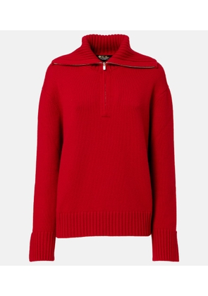 Loro Piana Parksville cashmere half-zip sweater