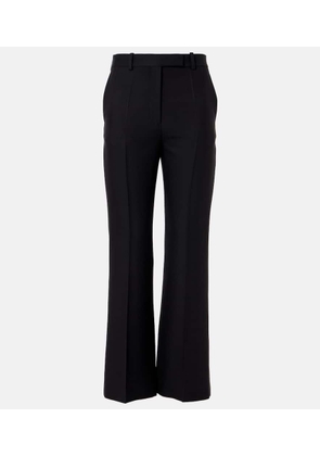 Loro Piana Nash wool and silk straight pants