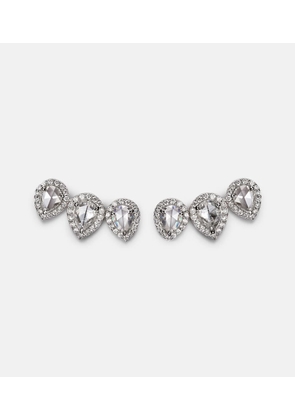 Kamyen Kanika 18kt white gold earrings with diamonds