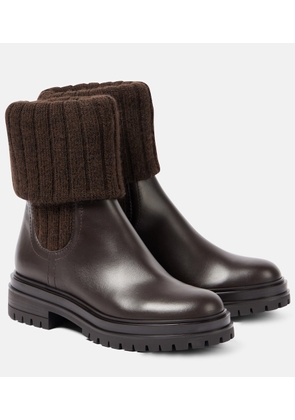 Gianvito Rossi Tenney leather Chelsea boots