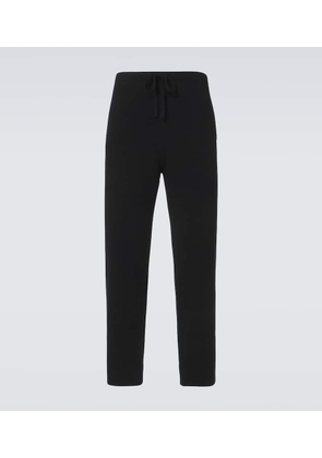 God's True Cashmere Knitted cashmere straight pants