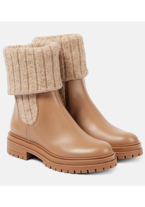 Gianvito Rossi Tenney leather Chelsea boots