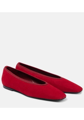 Toteme Suede ballet flats