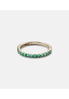 Stone and Strand Forever Birthstone 14kt gold ring with emerald
