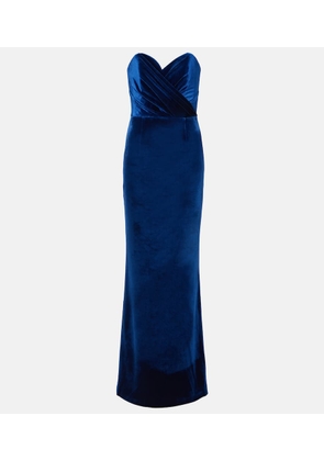 Rebecca Vallance Vivicia velvet gown