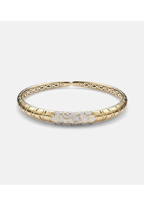 Marina B Onda 18kt gold choker with diamonds