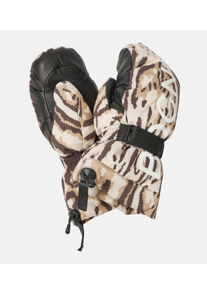 Bogner Orella printed ski mittens