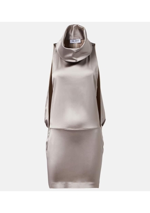 The Attico Satin minidress