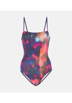 Eres Comete printed sequined swimsuit