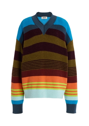 Christopher John Rogers Striped Knit Sweater - Moda Operandi