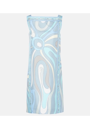 Pucci Marmo silk twill minidress