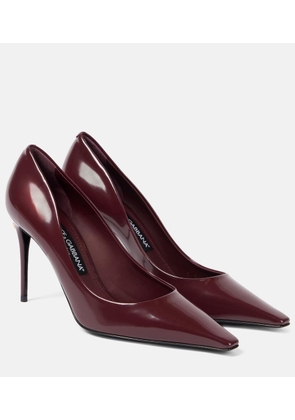 Dolce&Gabbana Cardinale 90 polished leather pumps