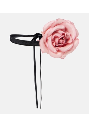Jennifer Behr Floral-applique headband