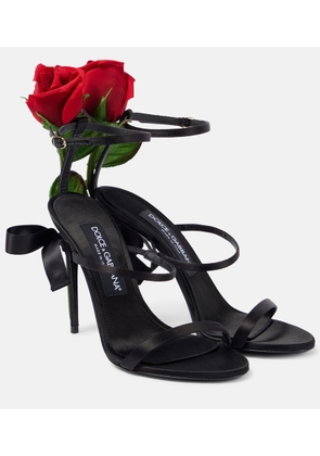 Dolce&Gabbana Satin sandals
