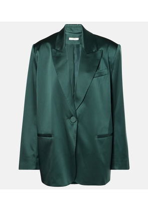 The Sei Silk satin blazer