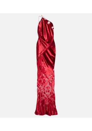 The Sei One-shoulder silk gown