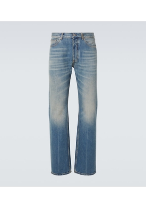 McQueen Faded straight jeans