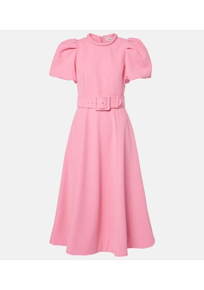 Rebecca Vallance Rosita puff-sleeve midi dress