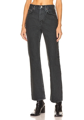 AGOLDE High Rise Vintage Boot Jeans in Percolate - Black. Size 33 (also in ).
