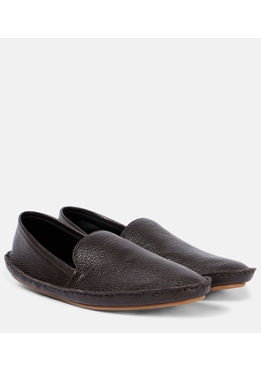 The Row Vasko leather loafers