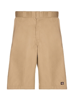 Dickies 13 Multi Pocket Work Short in Khaki - Nude. Size 32x32 (also in 36x32).