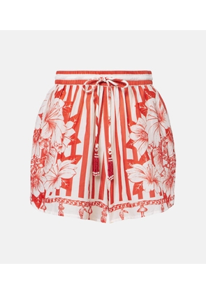 Farm Rio Floral Chains cotton shorts