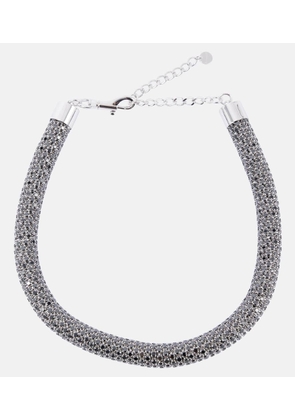Self-Portrait Crystal-embellished choker