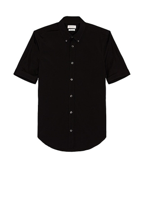 McQueen Shirt in Black - Black. Size 15 (also in 16).