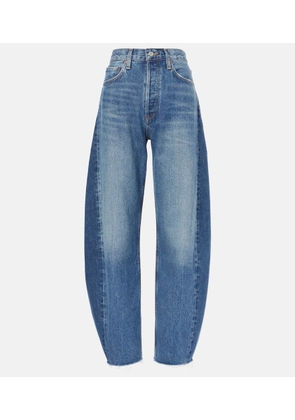 Agolde Luna high-rise barrel-leg jeans