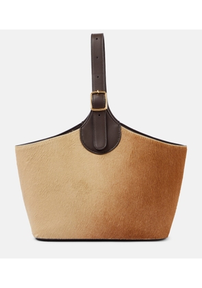 Loro Piana Bobbin calf hair bucket bag