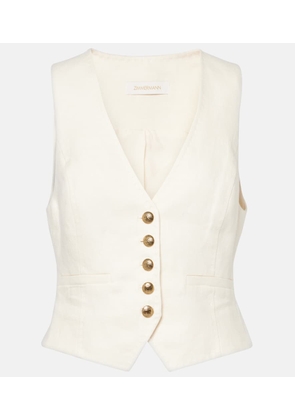 Zimmermann Crush linen vest